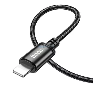 Cablu USB C Lightning Hoco PD 27W 2 m X89 negru