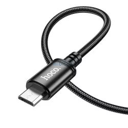 Hoco X89 USB-A - cablu micro USB 2.4A 2m - negru