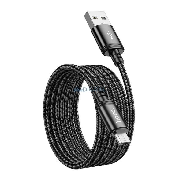 Hoco X89 USB-A - cablu micro USB 2.4A 2m - negru