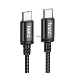 Cablu USB C la USB C Hoco 3A 60W 2 m X89 negru