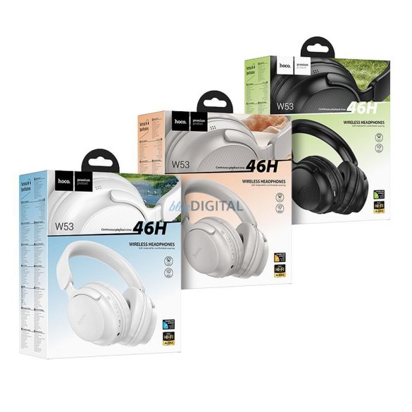 Căști fără fir Hoco W53 Bluetooth 5.0 - negru
