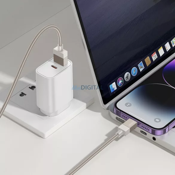 HOCO USB-A - Lightning 2.4A cablu X110 1 m auriu