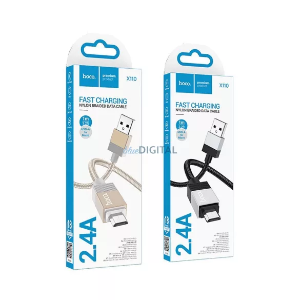 HOCO cablu USB-A Type-C 3A X110 1 m auriu