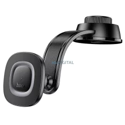   Suport telefon auto inducție Hoco 15W consola centrală HW31 negru