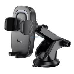   Suport telefon auto inducție Hoco 15W consola centrală HW32 negru