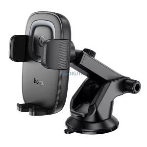 Suport telefon auto inducție Hoco 15W consola centrală HW32 negru