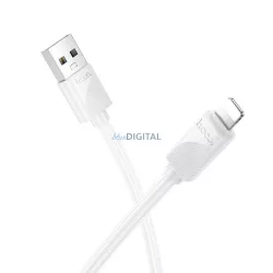 HOCO USB-A - Lightning 2.4 A cablu X114 1 m alb