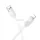 HOCO USB-A - Lightning 2.4 A cablu X114 1 m alb