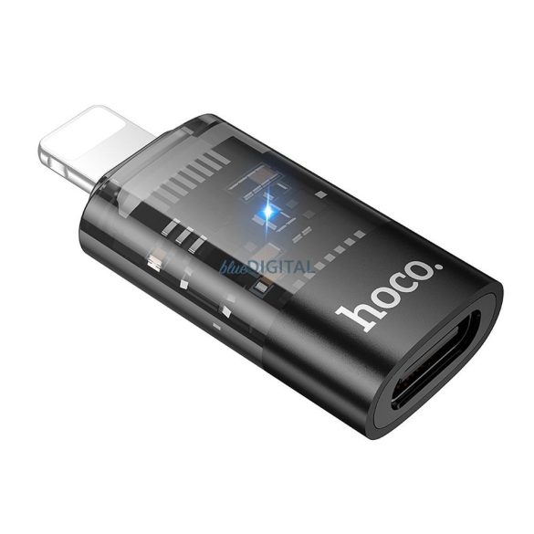 Hoco UA36 Adaptor Lightning - Type-C - negru