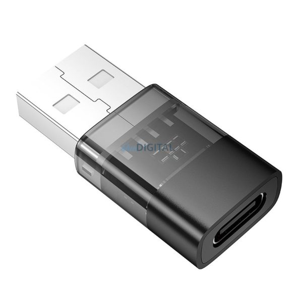 Hoco UA36C USB-A la adaptor Type-C - negru