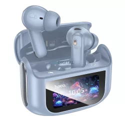   HOCO căști fără fir bluetooth cu ecran tactil TWS ANC + ENC EQ21 stea albastră