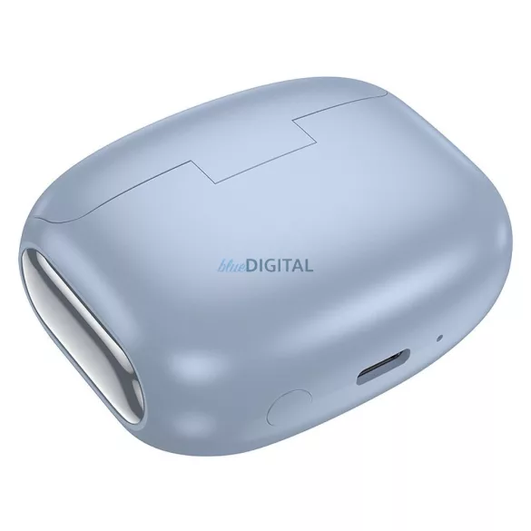 HOCO căști fără fir bluetooth cu ecran tactil TWS ANC + ENC EQ21 stea albastră