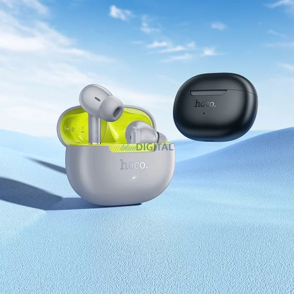 Căști bluetooth fără fir HOCO TWS EQ24 negru miezul nopții