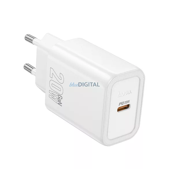 Hoco N60 încărcător de rețea cu 1xUSB-C conexiune 20W PD QC - alb