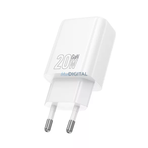 Hoco N61 încărcător de rețea cu 1xUSB-A și 1xUSB-C conexiune 20W 3A PD QC3.0 - alb
