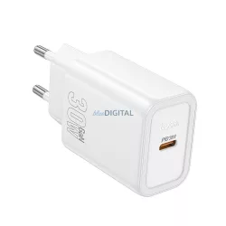   Hoco N62 încărcător de rețea cu 1xUSB-C conexiune 30W PD QC - alb