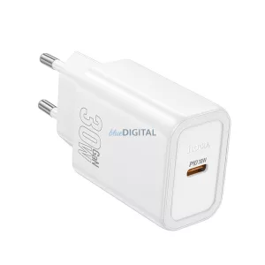Hoco N62 încărcător de rețea cu 1xUSB-C conexiune 30W PD QC - alb