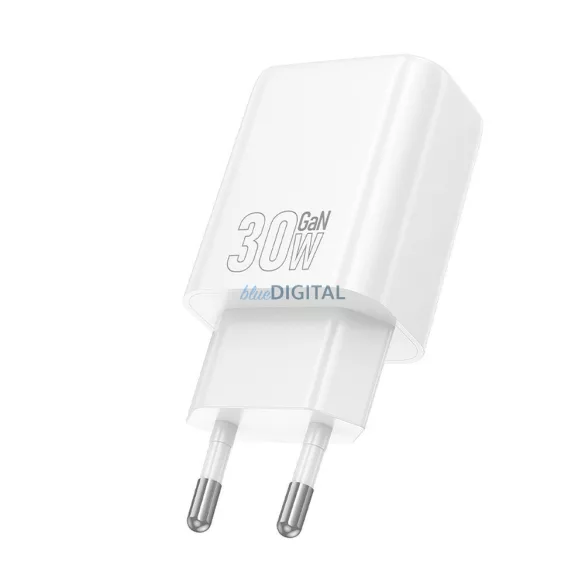 Hoco N62 încărcător de rețea cu 1xUSB-C conexiune 30W PD QC - alb