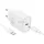 Hoco N62 încărcător de rețea cu 1xUSB-C conector + cablu Type-C - Type-C 30W PD QC - alb