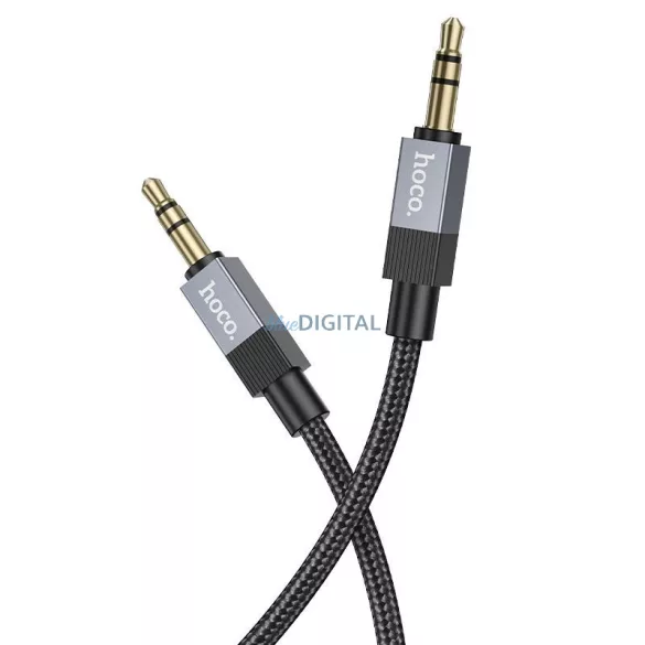 Cablu AUX Jack 3,5 mm (masculin) Jack 3,5 mm (masculin) Hoco 1 m UPA32 negru