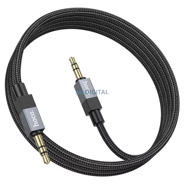 Cablu AUX Jack 3,5 mm (masculin) Jack 3,5 mm (masculin) Hoco 1 m UPA32 negru