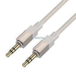   Cablu AUX Jack 3,5 mm (fișă) Jack 3,5 mm (fișă) Hoco 1 m UPA32 aur