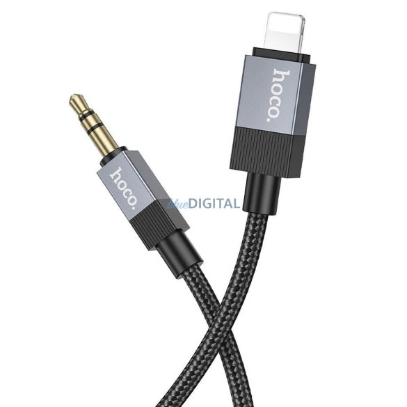 Cablu AUX Jack 3,5 mm (masculin) Lightning (masculin) Hoco 1 m UPA32A negru
