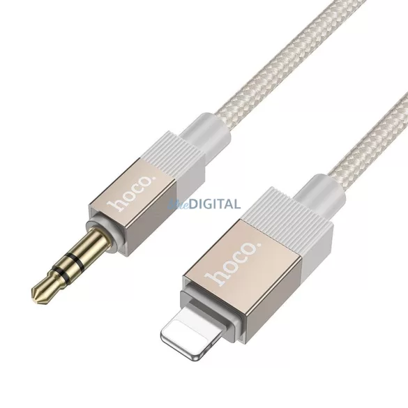 Cablu AUX Jack 3,5 mm (masculin) Lightning (masculin) Hoco 1 m UPA32A auriu