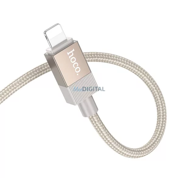 Cablu AUX Jack 3,5 mm (masculin) Lightning (masculin) Hoco 1 m UPA32A auriu