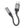 Adaptor AUX USB C (masculin) la jack de 3,5 mm (feminin) Hoco UPA32C negru
