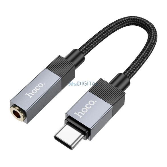 Adaptor AUX USB C (masculin) la jack de 3,5 mm (feminin) Hoco UPA32C negru
