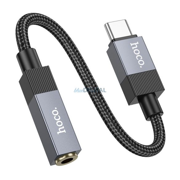 Adaptor AUX USB C (masculin) la jack de 3,5 mm (feminin) Hoco UPA32C negru
