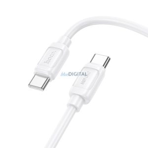 HOCO cablu Type-C Type-C 5A 240W X115 1 m alb