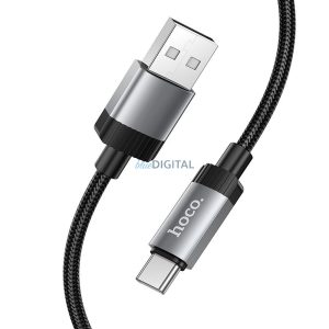 USB și USB C Hoco 3A 1 m cablu 1 m X117 negru