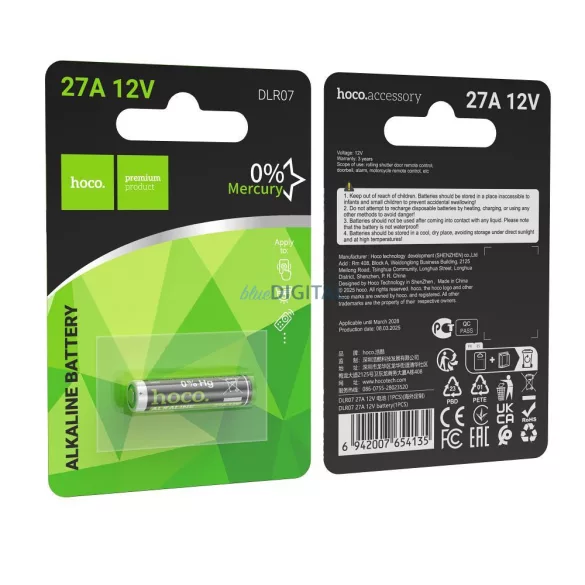 Baterie 27A Hoco 12V DLR07 1 buc