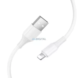 Cablu USB C - Lightning Hoco PD 27W 1 m X120 alb