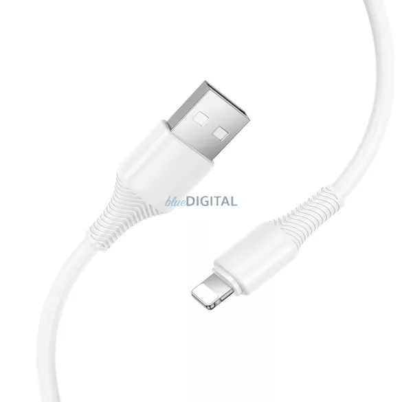Cablu USB C - Lightning Hoco PD 27W 1 m X120 alb