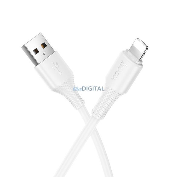 Cablu USB C - Lightning Hoco PD 27W 1 m X120 alb