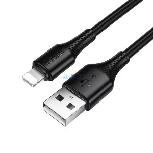Cablu USB-A Lightning Hoco 2,4A 1 m X120 negru