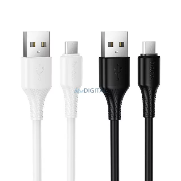 Cablu USB-A - Micro USB Hoco 2,4A 1 m X120 alb