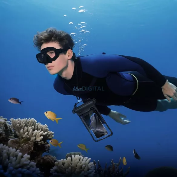 HUSĂ! - Husă impermeabilă pentru telefonul mobil Hoco BAG31 negru