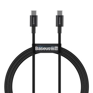 Baseus CATYS-B01 Superior Series Type-C - Cablu Type-C 100W PD 100cm - negru