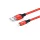 HOCO speed pentru iPhone Lightning cablu de încărcare cu 8 pini X14 roșu și negru