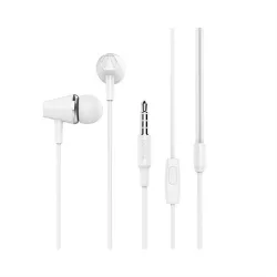 Căști HOCO Drumbeat universal cu microfon M34 alb