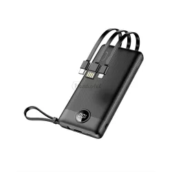   Power Bank VEGER C10 - 10 000mAh (Micro + Typ C + Lightning 8-pin) negru