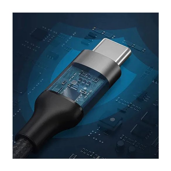 Cablu VEGER Tip C la Tip C PD 100W 5A CC02 1,5m negru
