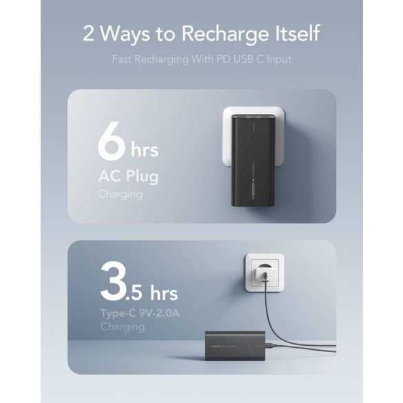 Power Bank VEGER ACE100 - 10 000mAh încărcare rapidă PD20W (W1146)