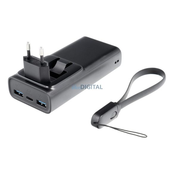 Veger W1146 powerbank 10000mAh 20W QC3.0 PD - negru