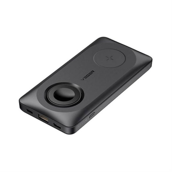 Power Bank VEGER MagMulti - 10 000mAh LCD încărcare rapidă pentru MagSafe + încărcare Apple Watch PD 22,5W (W1156)