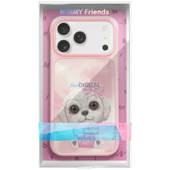 HUSĂ! - Husă NIMMY BIG EYED PET 2.0 Dog pentru IPHONE 17 Pro roz